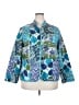 Alfred Dunner 100% Polyester Print Blue Jacket Size 18 - photo 1