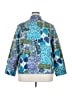 Alfred Dunner 100% Polyester Print Blue Jacket Size 18 - photo 2