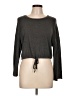 Love J Gray Long Sleeve Top Size L - photo 1