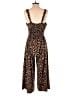 Pie in the sky Animal Print Brown Jumpsuit Size S - photo 2
