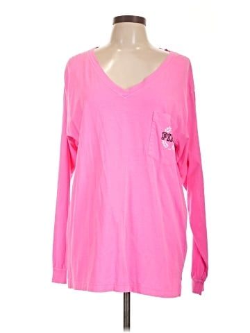 Victoria's Secret Pink Long Sleeve T-Shirt (view 1)