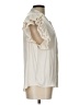 Z Supply 100% Polyester Ivory Short Sleeve Blouse Size L - photo 4
