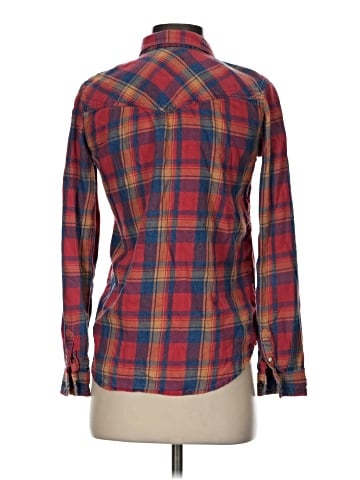 American Eagle Outfitters Long Sleeve Button-Down Shirt (view 2)