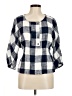 Zara Basic Blue 3/4 Sleeve Blouse Size M - photo 1