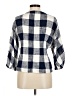 Zara Basic Blue 3/4 Sleeve Blouse Size M - photo 2