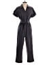 Assorted Brands Solid Black Gray Jumpsuit Size XS - photo 1