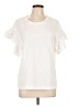 Current/Elliott 100% Cotton Ivory Short Sleeve Top Size Lg (3) - photo 1