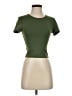 Babaton Green Short Sleeve Top Size S - photo 1