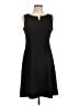 Talbots Outlet Solid Black Casual Dress Size 10 Petite - photo 1