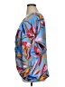 Umgee 100% Polyester Blue Short Sleeve Blouse Size XL - photo 5