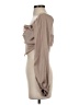Hello Molly 100% Polyester Tan 3/4 Sleeve Blouse Size 4 - photo 5