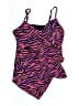 Magicsuit Animal Print Purple Swimsuit Top Size 16 - photo 1