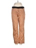 Zara Chevron-herringbone Orange Casual Pants Size S - photo 1