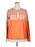 Unbranded Chevron-herringbone Orange Pullover Sweater Size XXL - photo 1