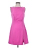 Dance & Marvel Solid Pink Cocktail Dress Size 4 - photo 1