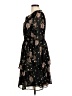 Torrid 100% Polyester Floral Black Casual Dress Size Med Plus (00) - photo 5