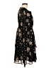 Torrid 100% Polyester Floral Black Casual Dress Size Med Plus (00) - photo 4