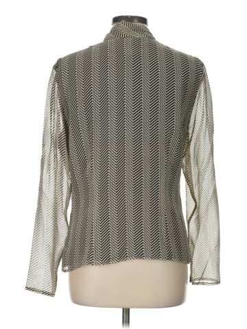Liz Claiborne Long Sleeve Silk Top (view 2)