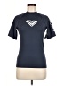 Roxy Blue Short Sleeve Turtleneck Size M - photo 1