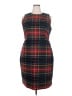 J.Crew Plaid Red Cocktail Dress Size 18 - photo 1