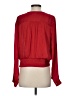 Banana Republic 100% Polyester Red 3/4 Sleeve Blouse Size S - photo 2