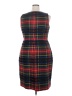 J.Crew Plaid Red Cocktail Dress Size 18 - photo 2