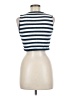 Fashion 100% Polyester Blue Sleeveless Top Size M - photo 2