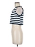 Fashion 100% Polyester Blue Sleeveless Top Size M - photo 5