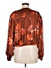 DR2 100% Polyester Brown Long Sleeve Blouse Size M - photo 2