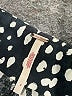 Free People 100% Cotton Animal Print Black Shorts Size 4 - photo 3