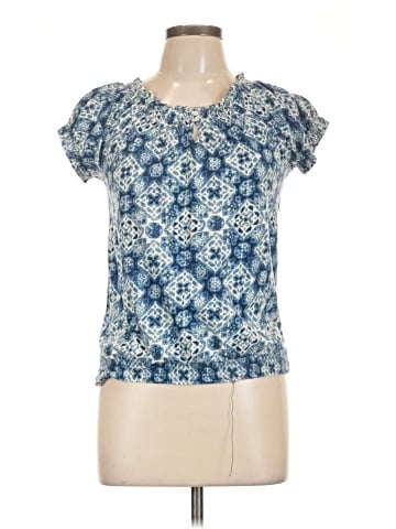 Chaps Short Sleeve Blouse (view 1)