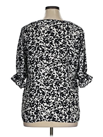 Well Worn 3/4 Sleeve Blouse (view 2)