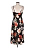 Bebe 100% Polyester Floral Black Cocktail Dress Size M - photo 2