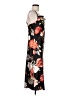 Bebe 100% Polyester Floral Black Cocktail Dress Size M - photo 4