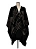 Ike Behar 100% Polyester Black Poncho One size - photo 1