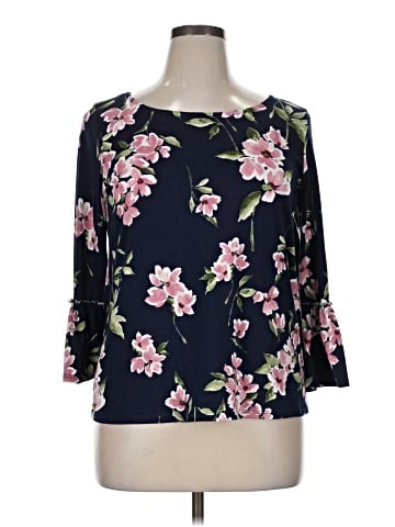 Nine Britton 3/4 Sleeve Blouse (view 1)