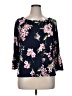 Nine Britton Blue 3/4 Sleeve Blouse Size XL - photo 1