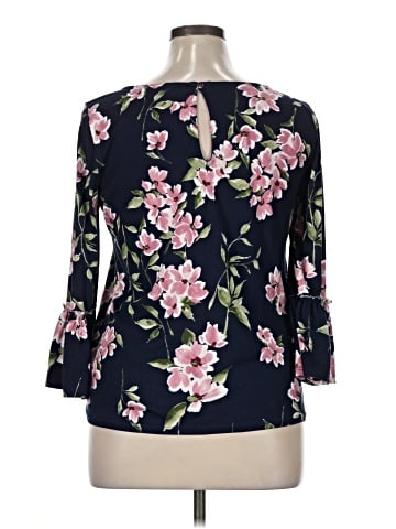 Nine Britton 3/4 Sleeve Blouse (view 2)