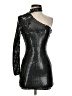 Superdown Metallic Black Cocktail Dress Size XXS - photo 1