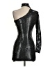 Superdown Metallic Black Cocktail Dress Size XXS - photo 2
