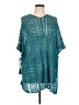 Unbranded Teal Poncho Size L (estimated) - photo 1