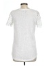 The Limited 100% Polyester Silver Short Sleeve Top Size L - photo 2