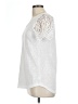 The Limited 100% Polyester Silver Short Sleeve Top Size L - photo 5