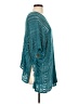 Unbranded Teal Poncho Size L (estimated) - photo 4