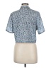 Assorted Brands Floral Teal Short Sleeve Blouse Size 9 - photo 2
