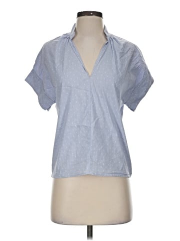 Waverly Grey Short Sleeve Blouse (view 1)