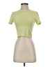 Zara Green Short Sleeve Turtleneck Size S - photo 1