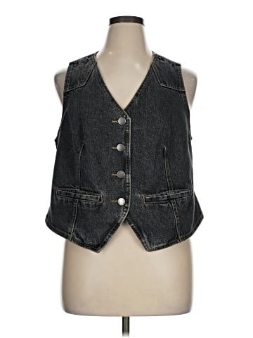 Universal Thread Denim Vest (view 1)