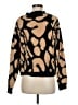 Saks Fifth Avenue Animal Print Brown Pullover Sweater Size M - photo 2
