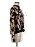 Saks Fifth Avenue Animal Print Brown Pullover Sweater Size M - photo 4
